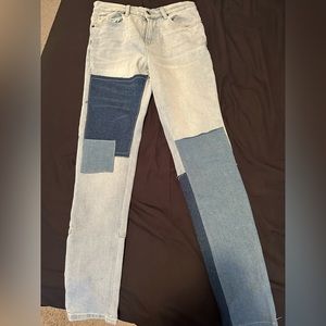 Fashion Nova Patch Jeans